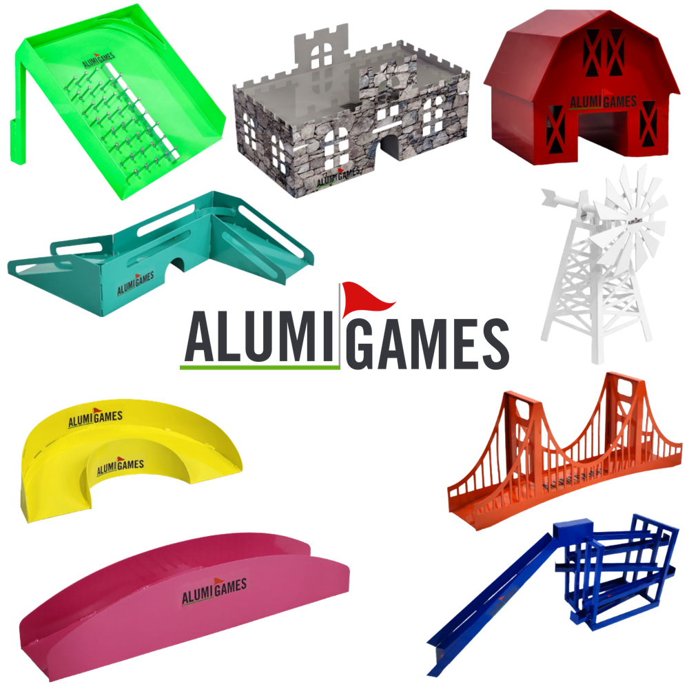 Alumi Games Premium Obstacles Package B full collection display