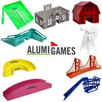 Alumi Games Premium Obstacles Package B full collection display