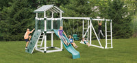 Adventure World Busy Basecamp Swing Set Package B55-4 - full view