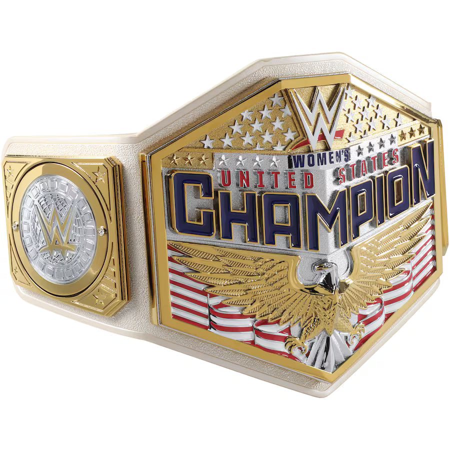Giulia WWE Autographed Women's United States Championship Replica Title Belt - detail view