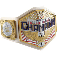 Giulia WWE Autographed Women's United States Championship Replica Title Belt - detail view