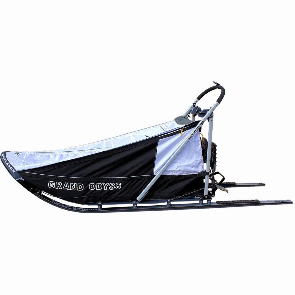 Danler Grand Odyss distance dog sled in white - full side view
