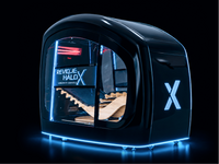 Cryonick Revique HaloXL Longevity Capsule - premium wellness chamber exterior view