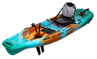 Reel Yaks - 10ft Radar Modular Fin Drive Pedal Fishing Kayak | 430lbs Capacity | 2 Piece