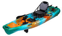 Reel Yaks - 10ft Radar Modular Propeller Drive Pedal Fishing Kayak | 430lbs Capacity | 2 Piece