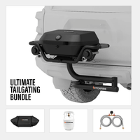 HitchFire Ultimate Tailgating Bundle with Hitch Mounted Grill, Prep, and Serve Stations