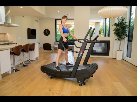 Pro 6 Arcadia Air Runner Non-Motorized Curved Treadmill overview