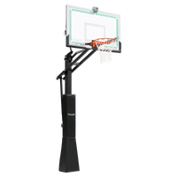 Huupe ARENA smart basketball hoop outdoor side view