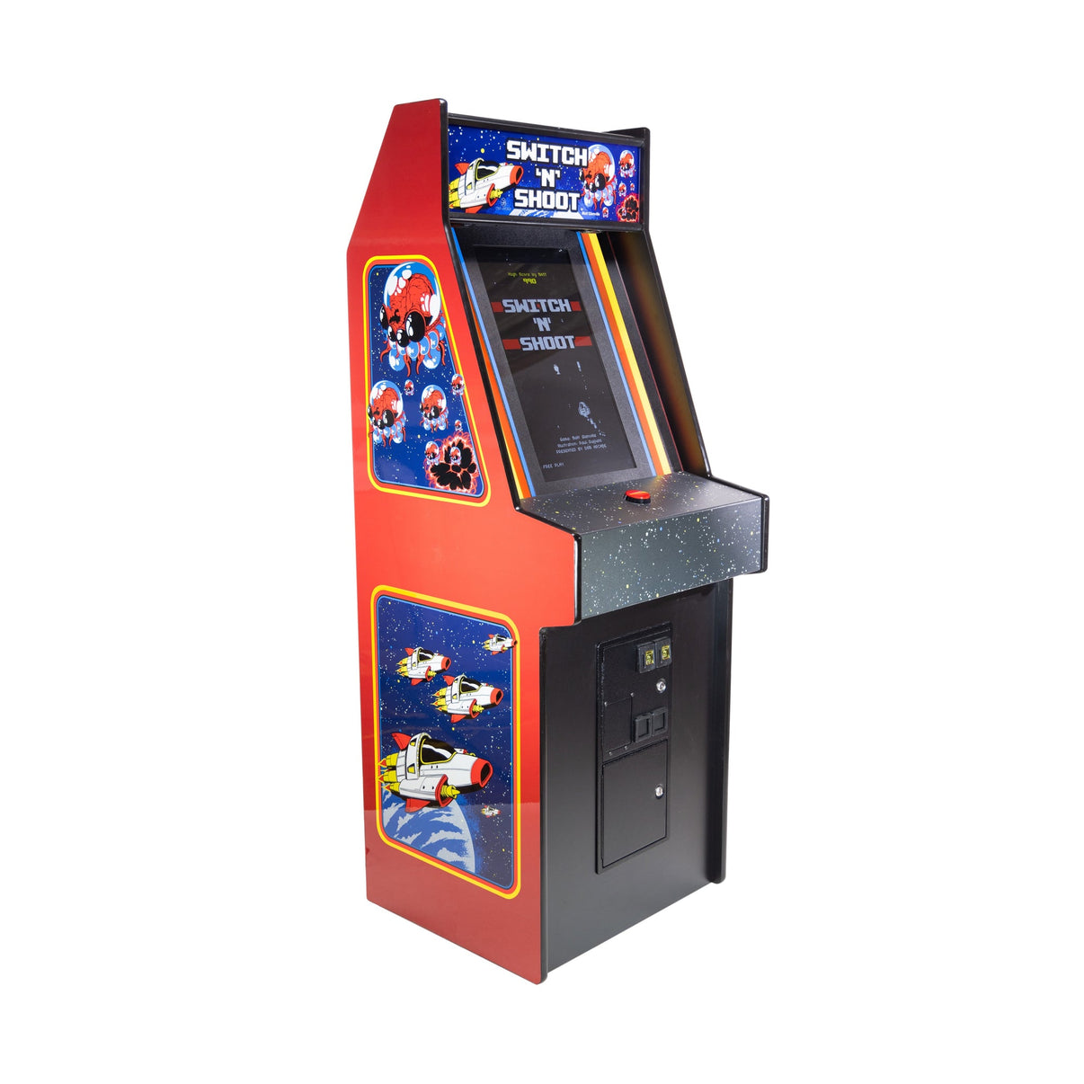 DSM Arcade Switch 'N' Shoot full arcade cabinet front view