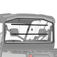 Kemimoto full framed soft doors installed on Can-Am Defender Max UTV - hero shot