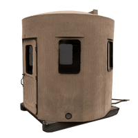 Banks Outdoors Stump 4 Ice Phantom portable ice fishing shelter with ski base and tinted windows