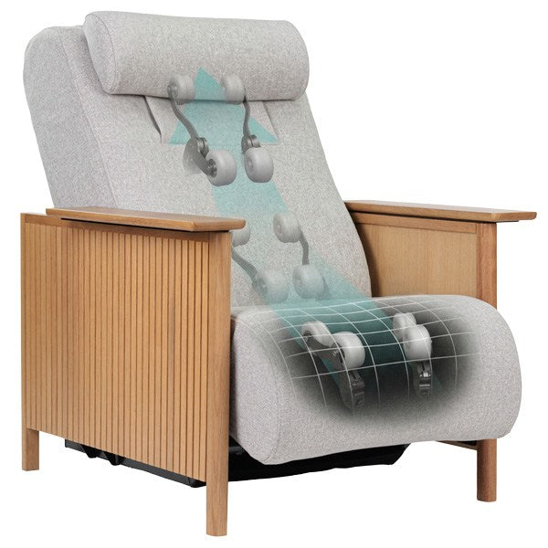 Infinity Restora Chair in White Oak finish - full front view