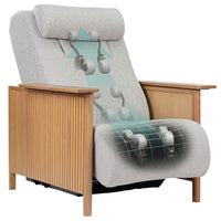 Infinity Restora Chair in White Oak finish - full front view