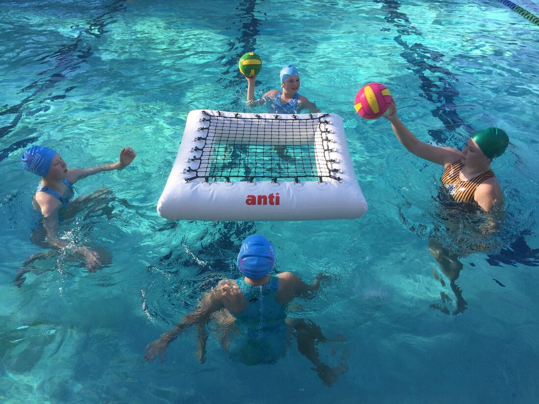 Antiwave Inflatable Water Polo Goal available in Senior, Beach, and Junior sizes