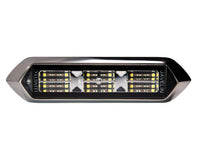 Lumitec Javelin 600X Underwater Light - front view, polished housing