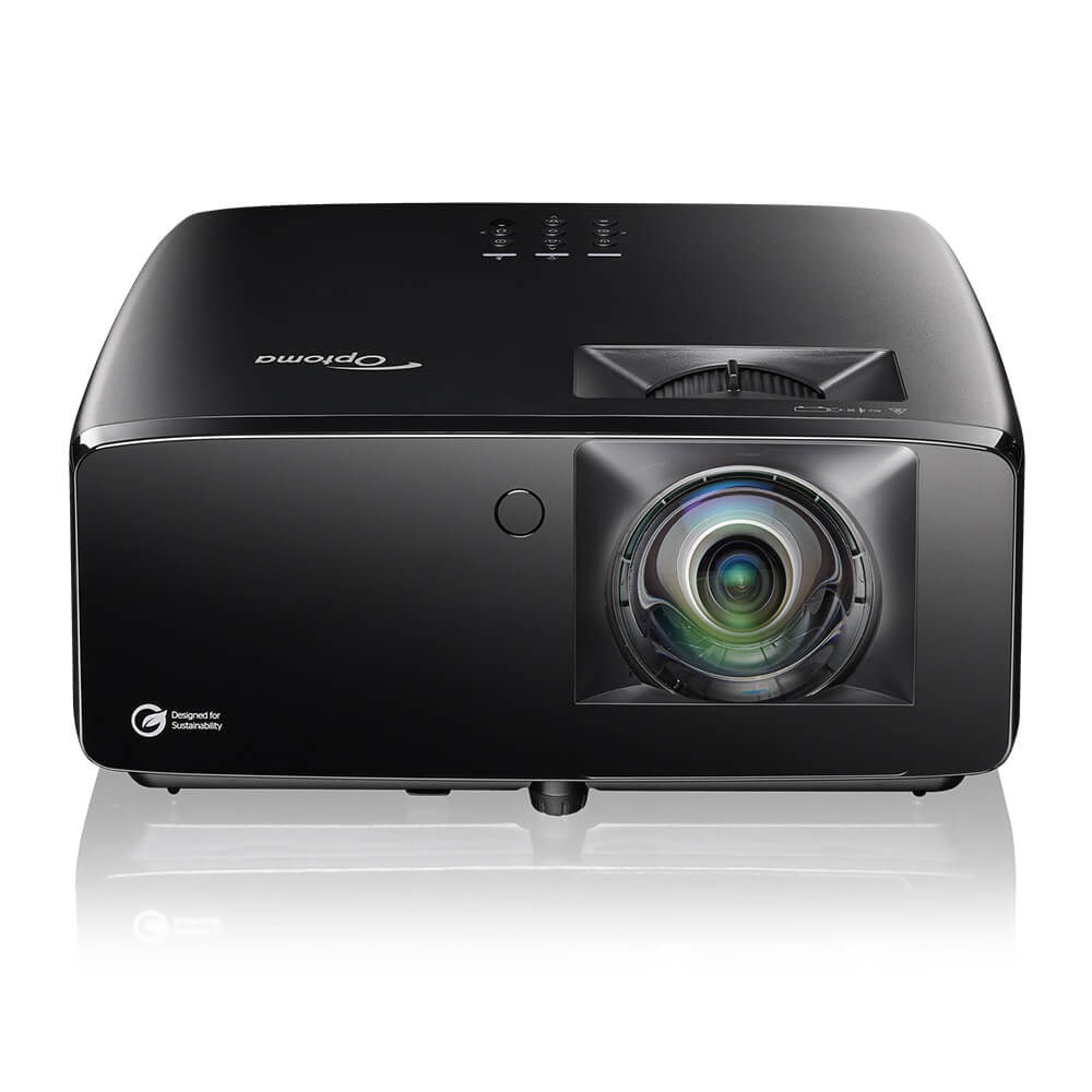 Optoma ZK431ST-B projector front angle view