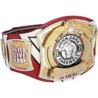 John Cena WWE Autographed Farewell Tour 2025 Springfield Replica Title Belt - Limited Edition of 25, front view