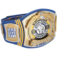 John Cena WWE Autographed Farewell Tour 2025 St. Louis Replica Title Belt - Limited Edition of 25 - front view