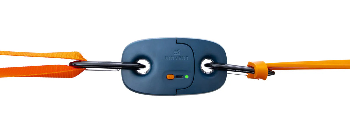 Kinvent K-Pull traction dynamometer shown with elastic resistance bands