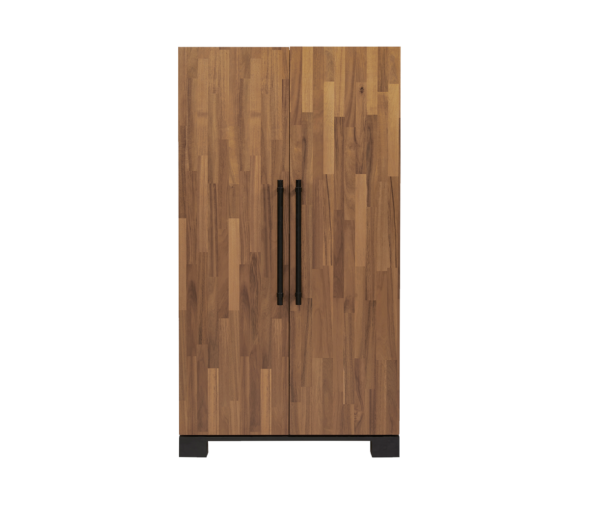 American Heritage Knoxville Wine & Spirit Cabinet in Acacia finish - front view closed