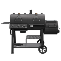 Oklahoma Joe's Canyon Combo Gas Grill & Offset Smoker