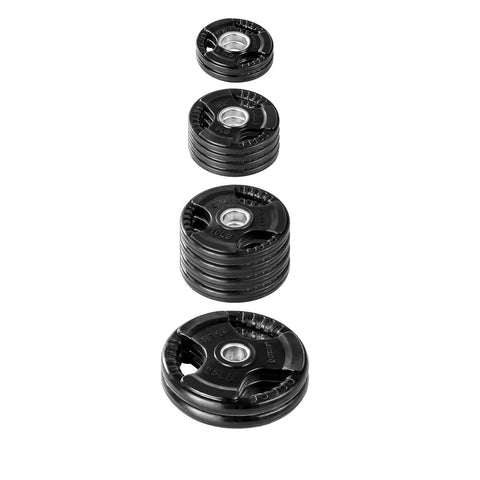 Image of 500lb Olympic Rubber Grip Plate Set by Lifeline