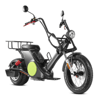 Eahora Golf M6G 2000W Electric Golf Scooter - Black, side view