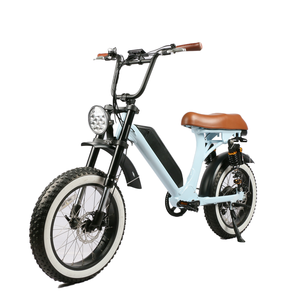 Volt Motions TerraFold X1500 All-Terrain Fat Tire Folding E-Bike - front three-quarter view