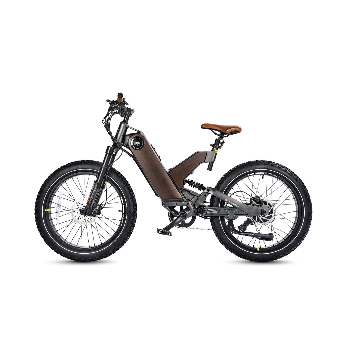 Marsant's X ANT5 electric fat tire mountain bike detail view