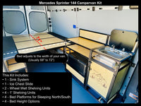 Van Furniture Kit | Mercedes Sprinter 144 | Campervan DIY