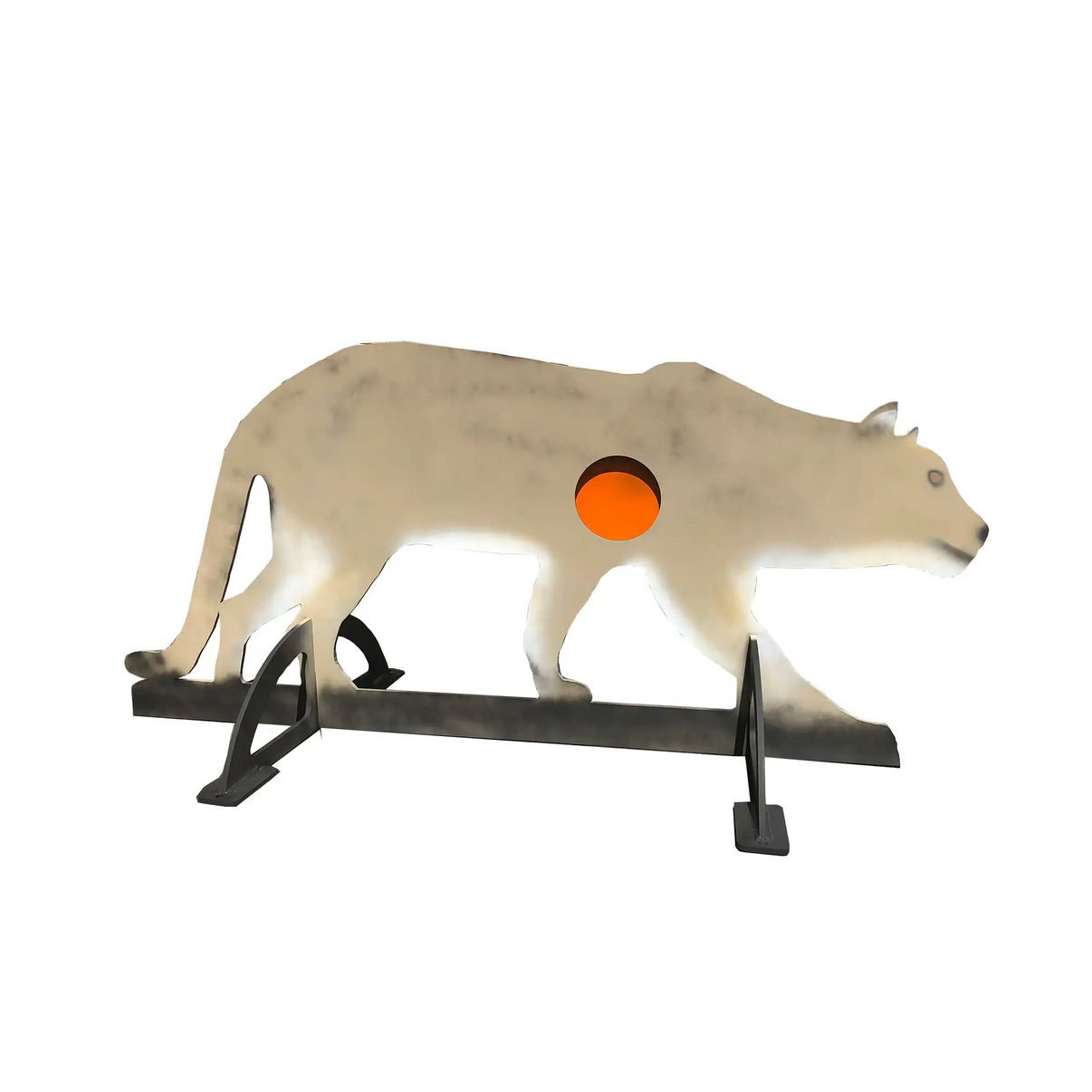 MR Target Cougar life-size reactive AR500 steel animal hunting target