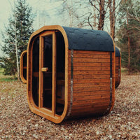 MW12 ThermoWood 2-3 Person Outdoor Sauna - hero view
