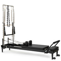 Elina Pilates Nubium Black Edition Reformer with Tower - full view