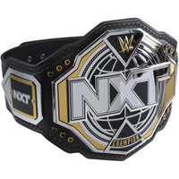 Oba Femi Autographed NXT Championship Replica Title Belt with Inscription - front view