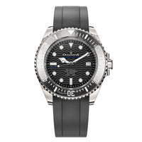 Oceaneva 6000m Deep Marine Explorer VI Grade 5 Titanium Automatic Watch  Black Dial