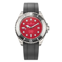 Oceaneva 6000m Deep Marine Explorer VI Grade 5 Titanium Automatic Watch Red Dial