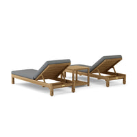 Anderson Teak South Bay Glenmore 3-Piece Sun Lounger Set