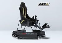 DOF Reality P6 PRO Motion Heli Cockpit 6-Axis simulator platform with SFU drive - front view