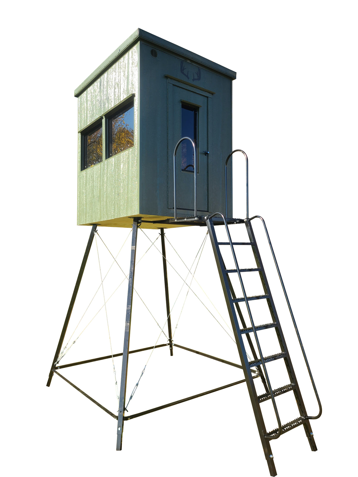 Boonetown Palace X Series 5x6 Square Hunting Blind - Exterior View