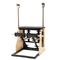Elina Pilates Combo Chair with Black Steel Base - full view