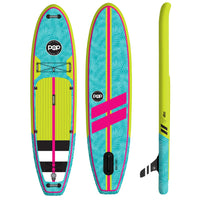 Pop Board Co 11'0" Yacht Hopper Inflatable Touring Paddle board SUP - Neon