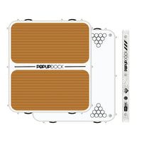 Pop Board Co POPup Dock 8' x 7' - Inflatable Dock Platform
