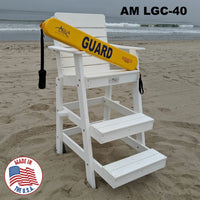 Aquamentor 40" Lifeguard Chair - Compact and Stable Lifeguard Station