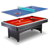 Hathaway Maverick 7-ft Pool Table with Table Tennis Top