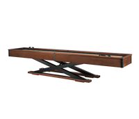 American Heritage Quest Shuffleboard Table in Navajo finish - full view
