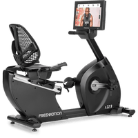Freemotion r22.9 Recumbent Bike with 22-inch HD touchscreen and iFit