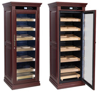 Remington Cigar Cabinet Humidor in Dark Cherry finish - front view