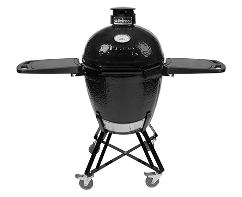 Primo Round Charcoal Ceramic Grill - front view