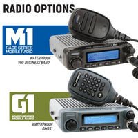 Rugged Radios Can-Am Maverick R Complete Communication Kit with Bluetooth Intercom and 2-Way Radio - hero shot