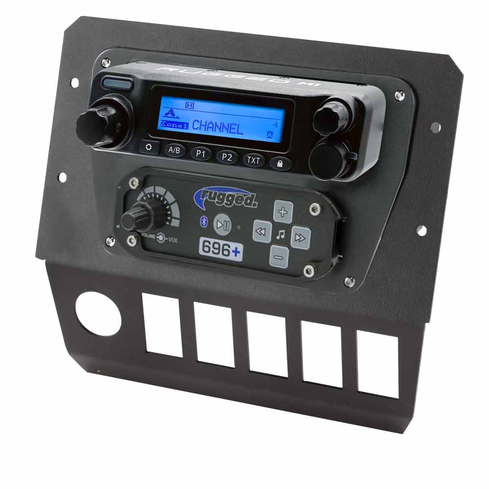 Rugged Radios Polaris General Complete UTV Communication Kit with Bluetooth Intercom and 2-Way Radio